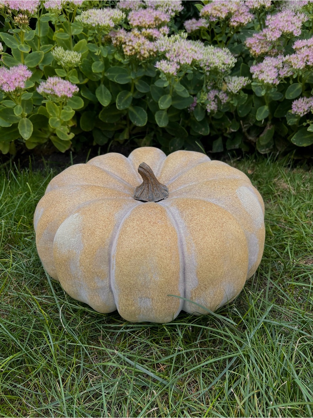 Fall Faux DUSTY ORANGE Pumpkin - Picture 3 of 15